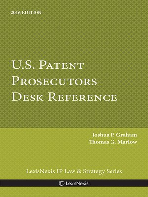 cover image of U.S. Patent Prosecutor's Desk Reference